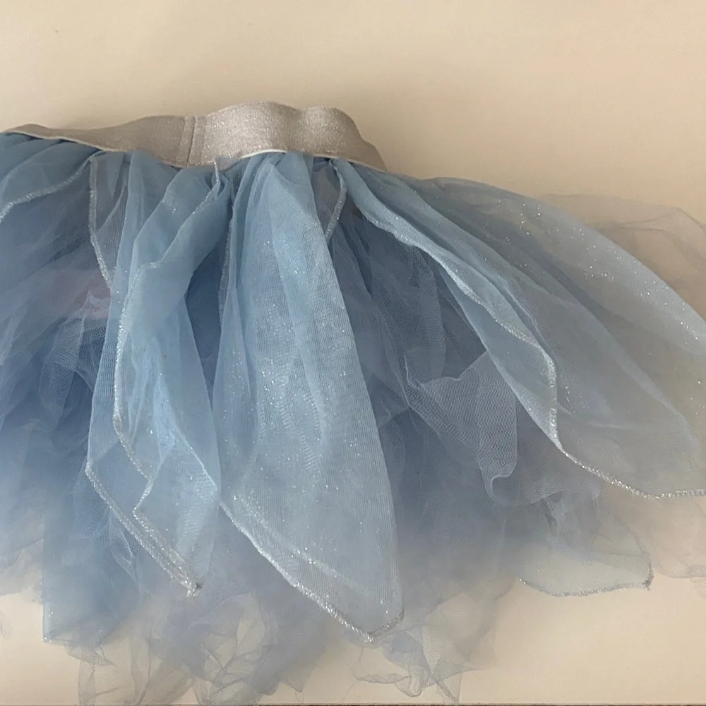 Best Fairy Dust Wishes Blue Tutu with Silver Band - Picture 7 of 8